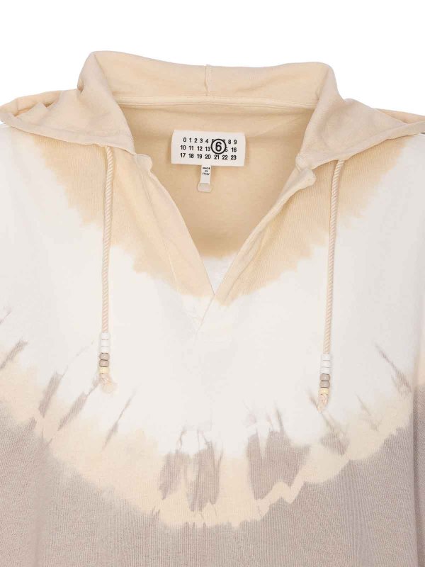Sweatshirt - Beige shop online: MM6 MAISON MARGIELA
