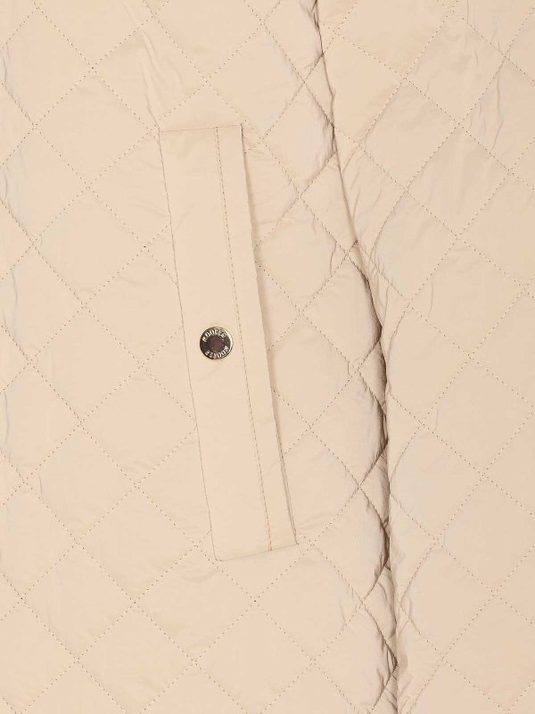 ジャケット MOORER Women Jackets SHAIRAOSQU0033 Beige Moorer Shaira Quilted Jacket | italist