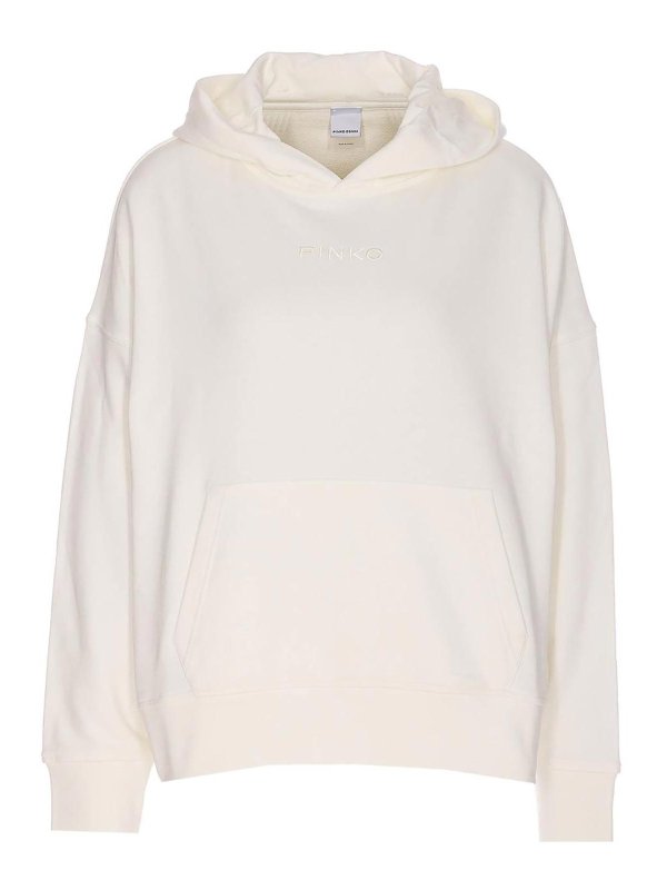 Pinko: Sweatshirts und Pullover - Sweatshirt - Weiß