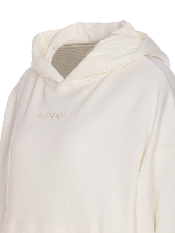 The Best Shops Pinko: Sweatshirts und Pullover - Sweatshirt - Weiß