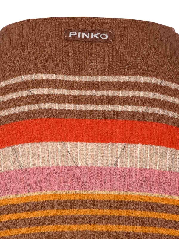 The Best Shops Pinko: knee length dresses - Multicolor Sassolungo Dress