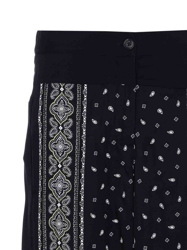 Pantaloni neri spirito shop online: Pinko