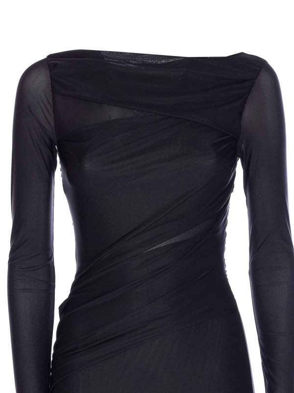 Robe Au Genou - Noir shop online: Pinko