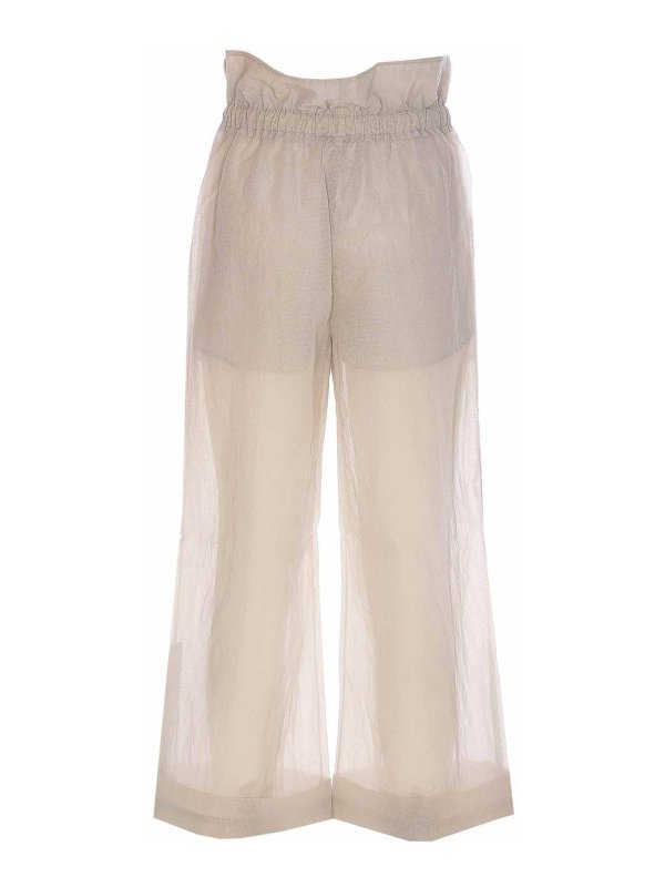 Pinko: Trousers Shorts online - Light Grey Somebody Pants
