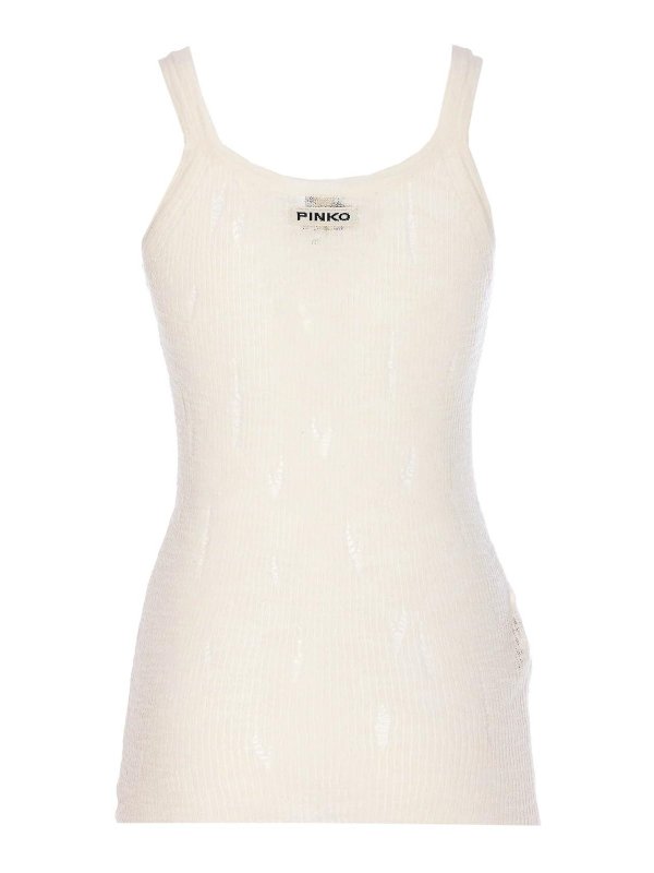 Pinko: Tops y camisetas sin mangas online - Top - Blanco