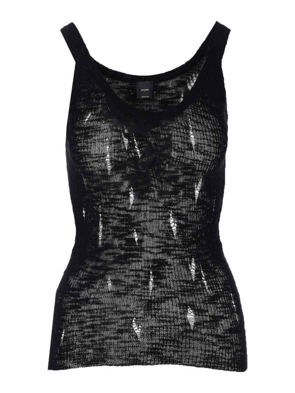 Pinko: トップス＆タンクトップ - トップ/タンクトップ - 黒