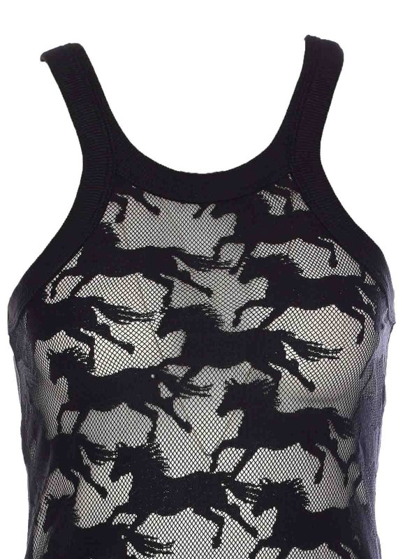 トップ/タンクトップ - 黒 shop online: Pinko