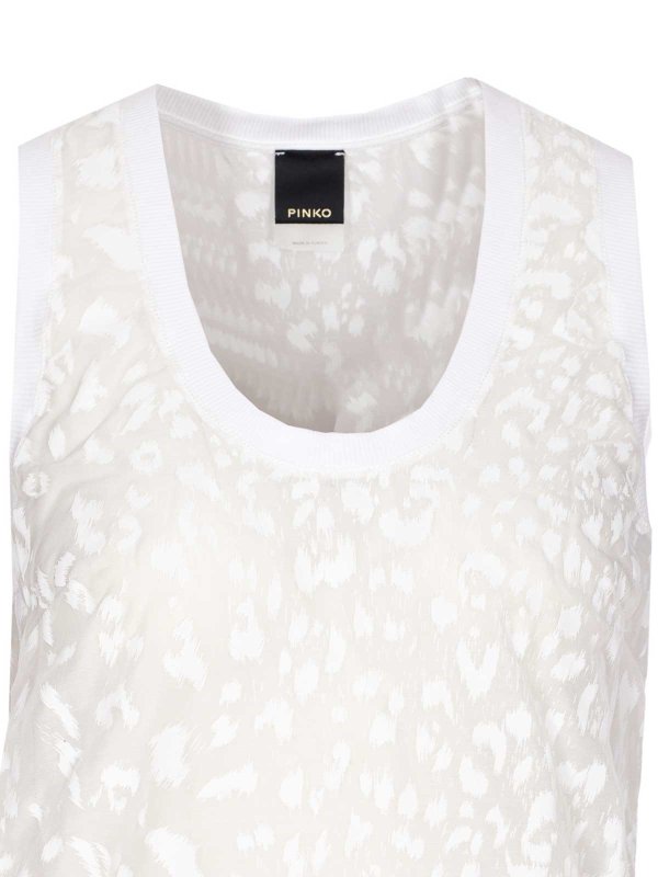 トップ/タンクトップ - 白 shop online: Pinko