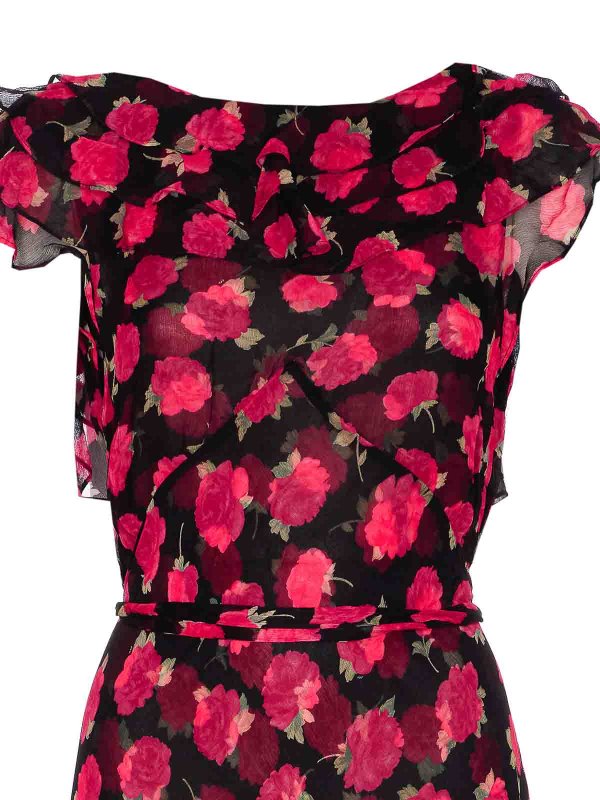 膝丈ドレス - 黒 shop online: RIXO