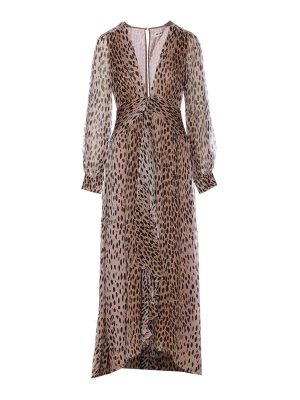 RIXO: Vestidos media pierna - Vestido Midi - Marrón