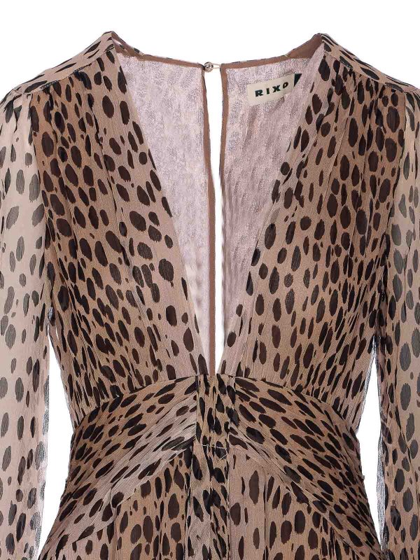 Vestido Midi - Marrón shop online: RIXO