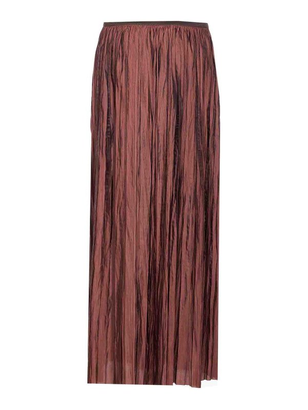 ROBERTO COLLINA: Knielange und Midi Röcke online - Midirock - Braun