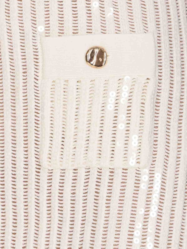 The Best Shops Self Portrait: Knee length skirts & Midi - White Mini Skirt