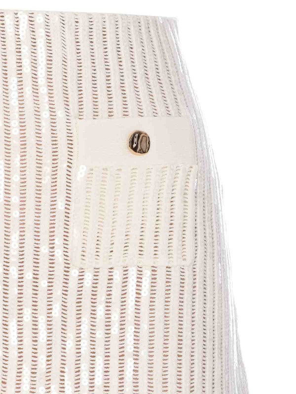 White Mini Skirt shop online: Self Portrait