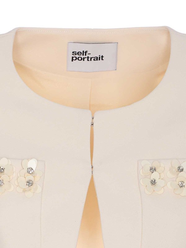 Casualjacke - Weiß shop online: Self Portrait