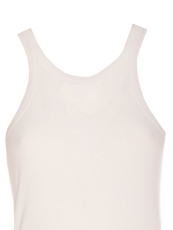 トップ/タンクトップ - 白 shop online: SPORTMAX