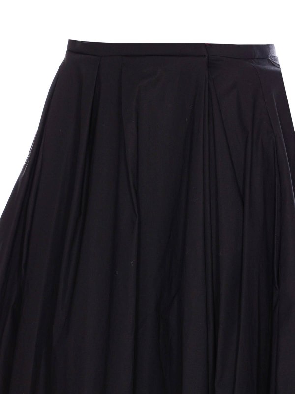 The Best Shops THELATEST: Knielange und Midi Röcke - Midirock - Schwarz