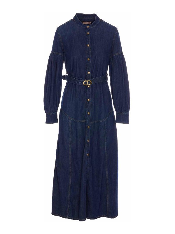 TWINSET: Camisas - Camisa - Azul