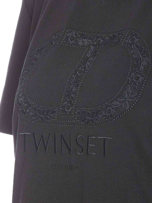 The Best Shops TWINSET: T-shirts - T-Shirt - Noir