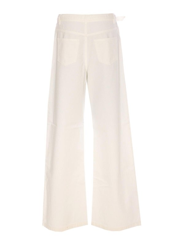 TWINSET: Jeans boot-cut online - Jeans Boot-Cut - Blanco