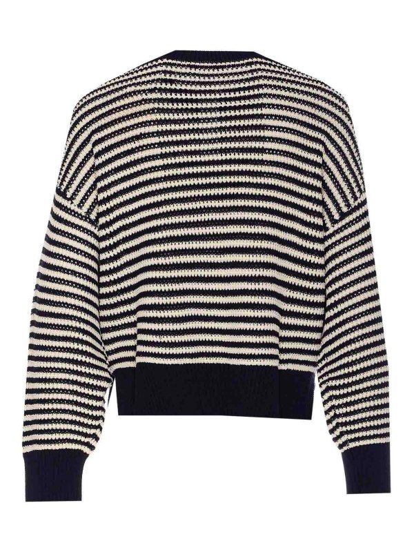 TWINSET: crew necks online - Striped Pullover