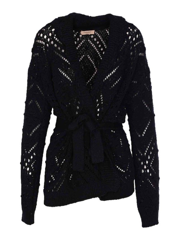 TWINSET: cardigans - Knitted Cardigan