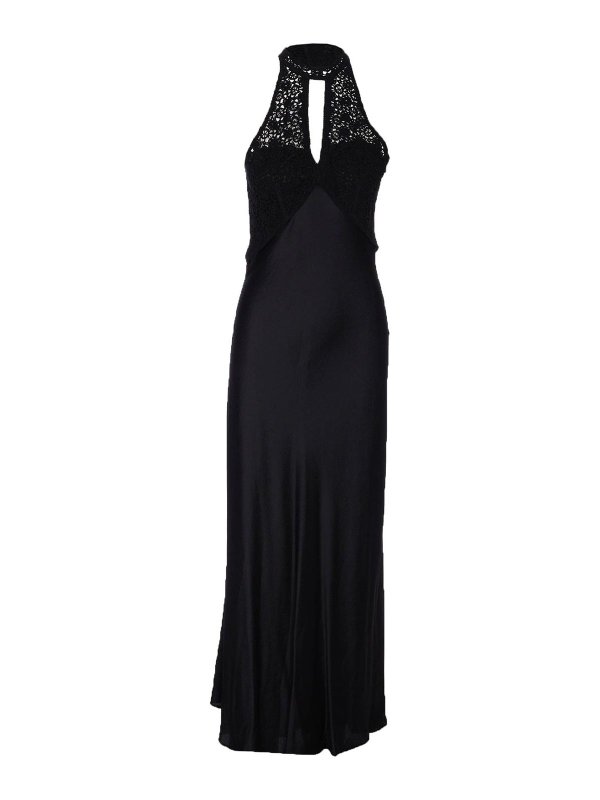 TWINSET: abiti lunghi - Vestito nero