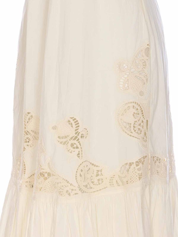 The Best Shops TWINSET: maxi dresses - Long Dress With Embroidery