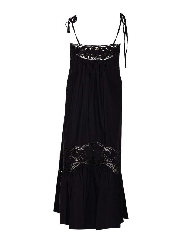 TWINSET: ニーレングスドレス online - 膝丈ドレス - 黒