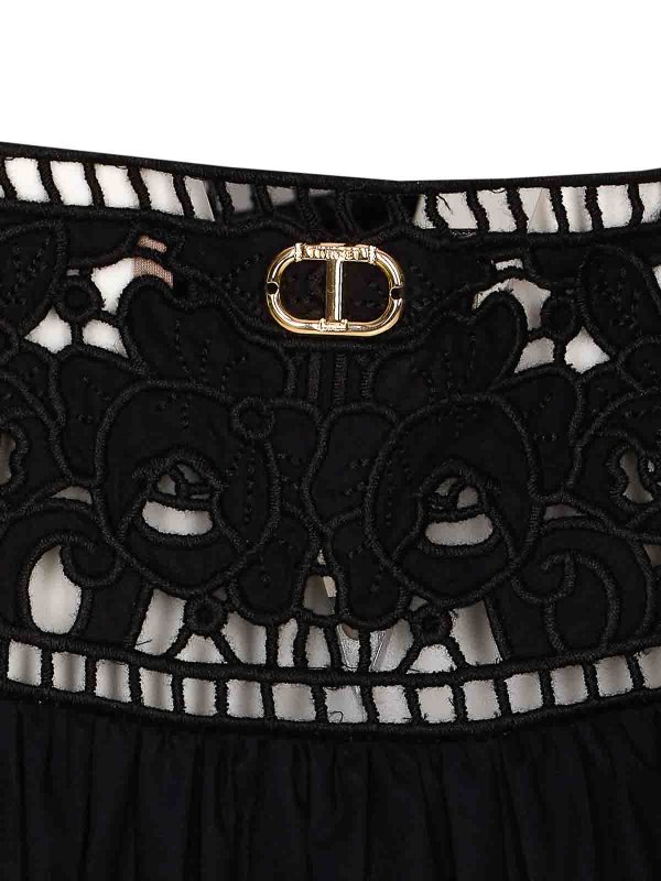 The Best Shops TWINSET: ニーレングスドレス - 膝丈ドレス - 黒