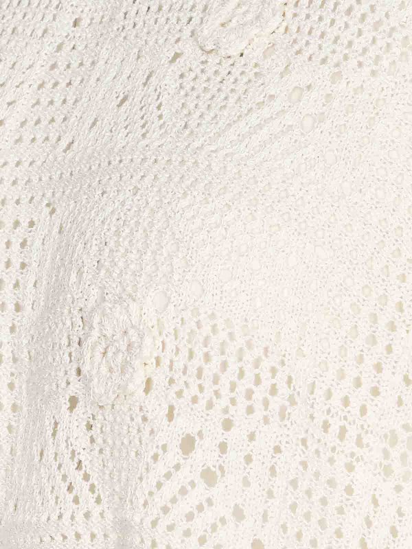 White Perforated Shirt shop online: TWINSET