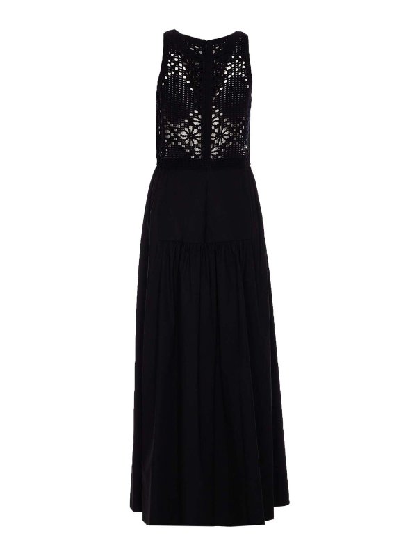 TWINSET: Knielange Kleider online - Knielanges Kleid - Schwarz