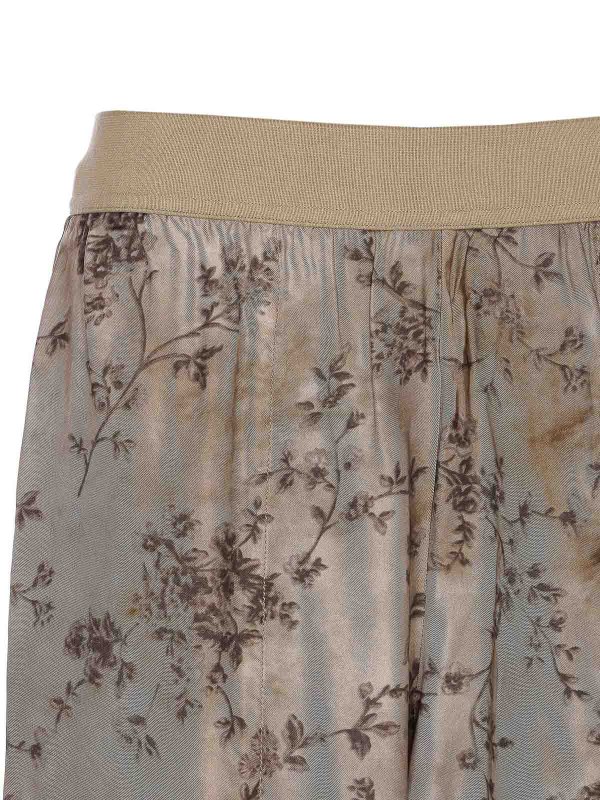 White And Grey Palmer Pants shop online: UMA WANG