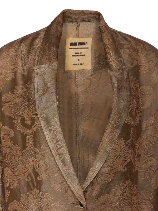 Giacca katia marrone shop online: UMA WANG