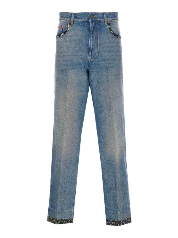 VALENTINO GARAVANI: bootcut jeans - Solid Jeans