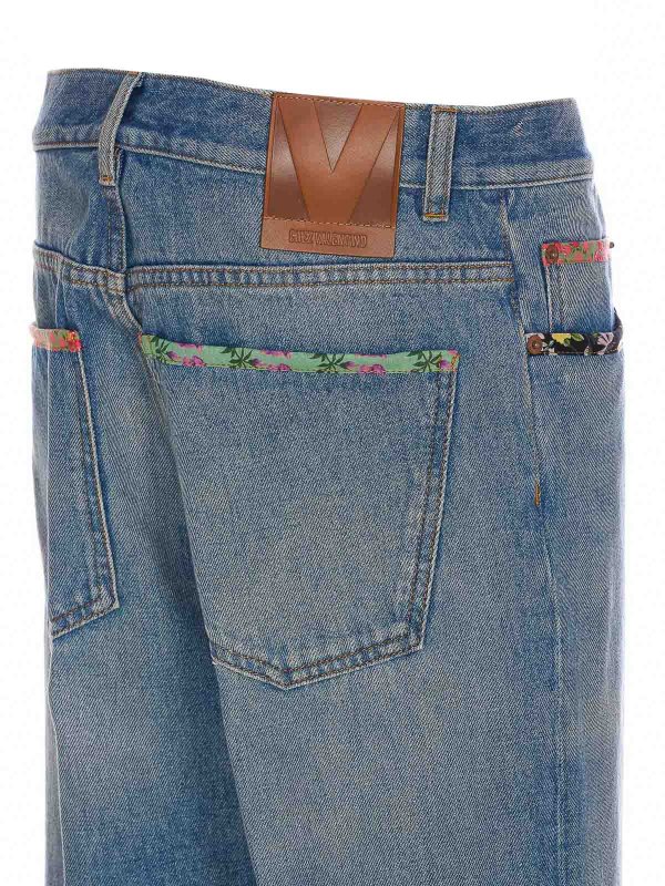 The Best Shops VALENTINO GARAVANI: bootcut jeans - Solid Jeans