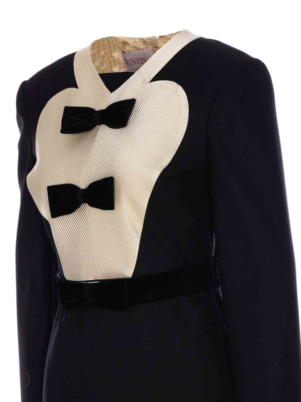 The Best Shops VALENTINO GARAVANI: Knielange Kleider - Knielanges Kleid - Schwarz