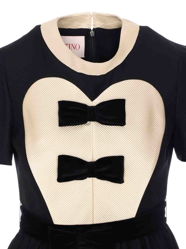 Kurzes Kleid - Schwarz shop online: VALENTINO GARAVANI