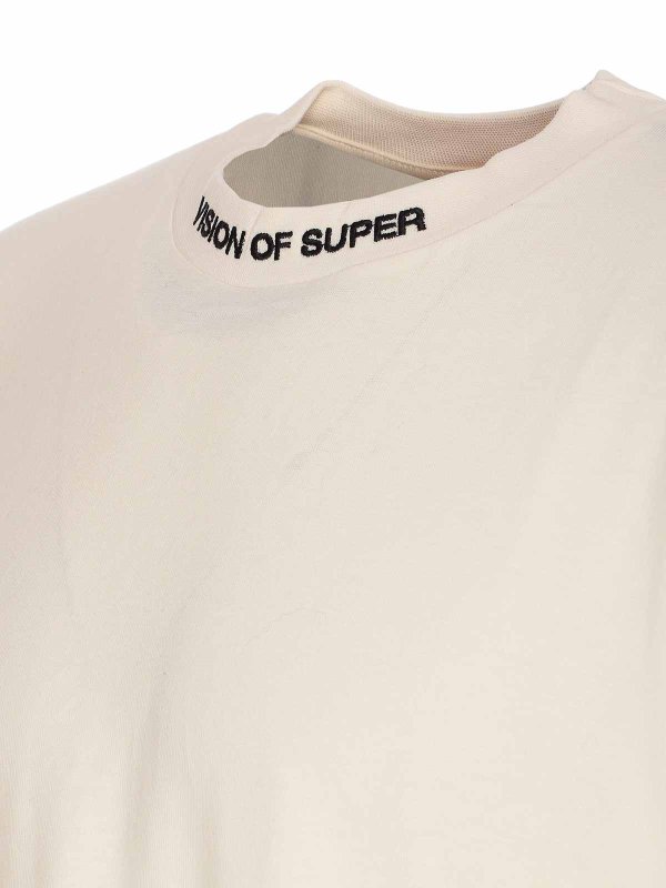 The Best Shops VISION OF SUPER: t-shirt - Maglietta con fiamme ricamate