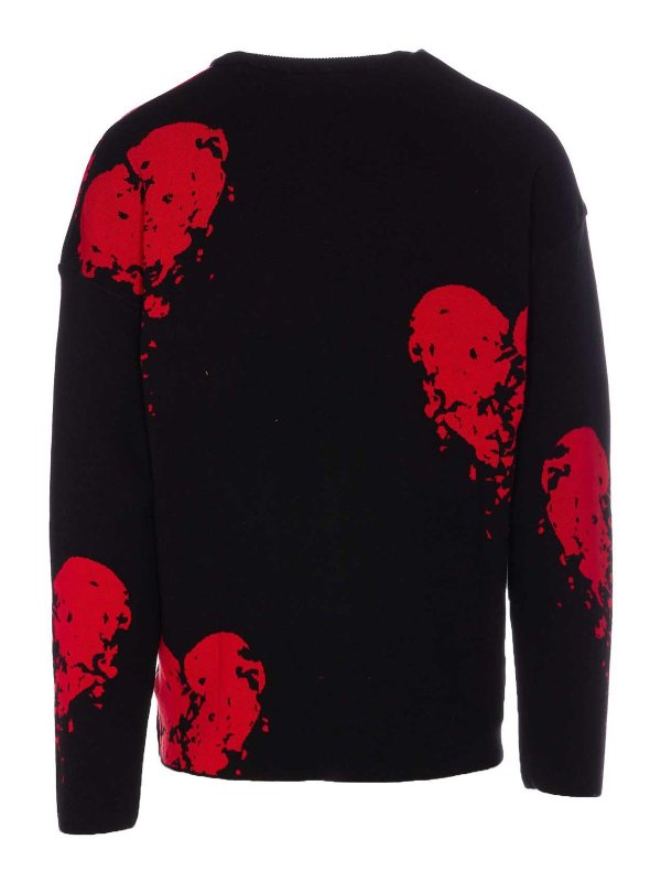 VISION OF SUPER: crew necks online - Black Sweater