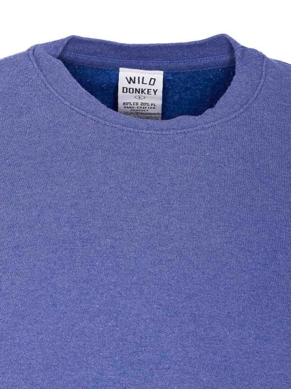 Royal Blue Palisades Felpa shop online: WILD DONKEY