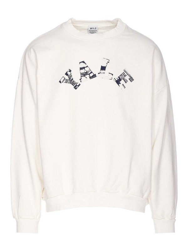 スウェット・トレーナー WILD DONKEY YALE SWEATSHIRT Wild Donkey White Yale Sweatshirt - White - Men | YALEOFFWHITE