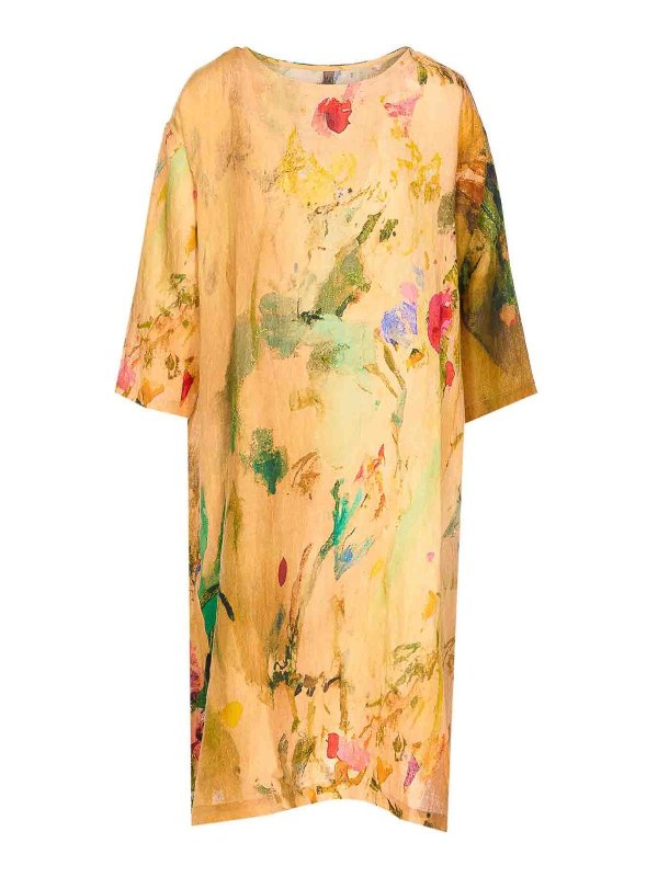 YAVI: マキシドレス - マキシドレス - イエロー