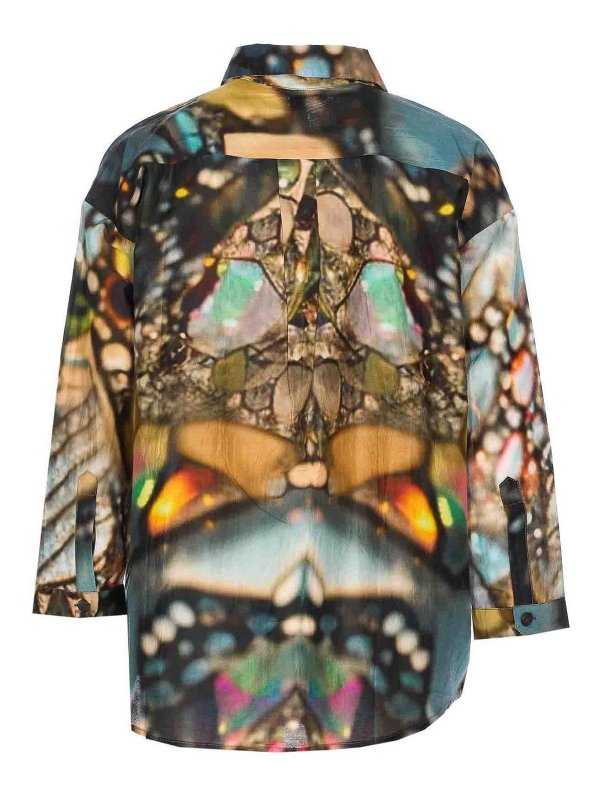 YAVI: shirts online - Multicolor Shirt With Frontal Buttons Closure