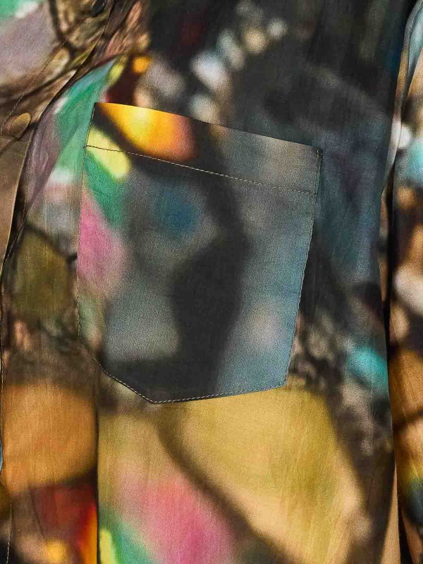 The Best Shops YAVI: shirts - Multicolor Shirt With Frontal Buttons Closure