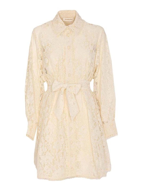ZIMMERMANN: Kurze Kleider - Kurzes Kleid - Weiß