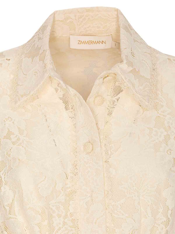 Kurzes Kleid - Weiß shop online: ZIMMERMANN