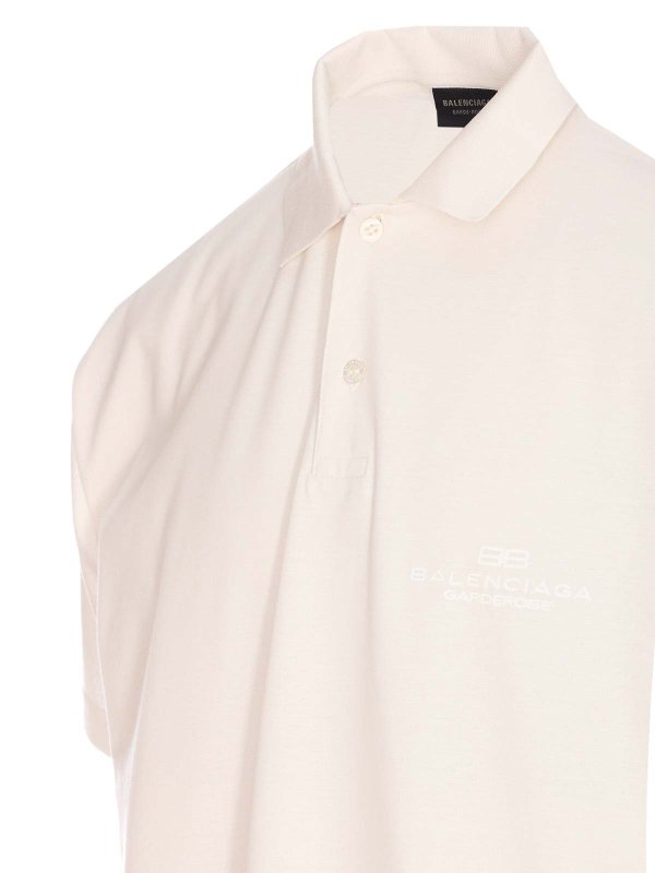 The Best Shops BALENCIAGA: ポロシャツ - ポロシャツ - 白