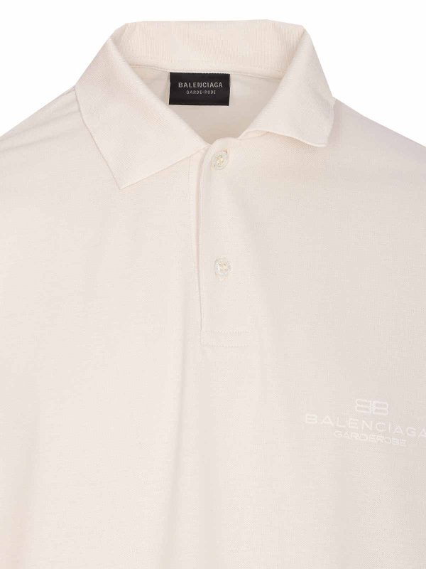 ポロシャツ - 白 shop online: BALENCIAGA
