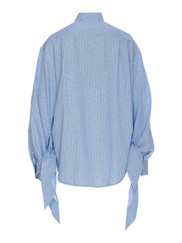 BALENCIAGA: blouses online - Knotted Cuff Blouse